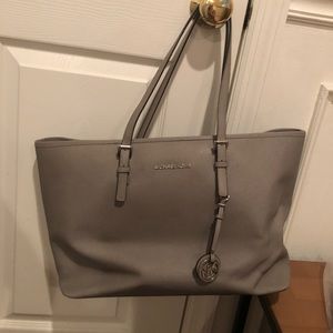 Gray XL Purse